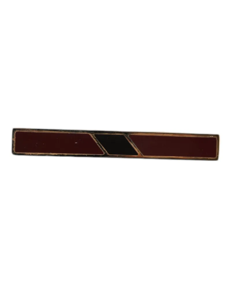 Dolce & Gabbana Mehrfarbige goldfarbene Messing-Krawattennadel Mehrfarbig