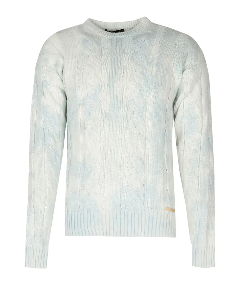 Takeshy Kurosawa Pullover Herren weiß Weiß