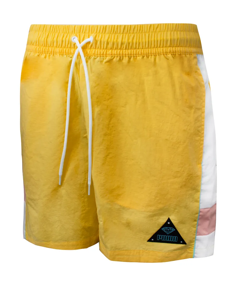Puma X Diamond Supply Shorts Herren lässige gelbe Hosen 578237 65 Gelb