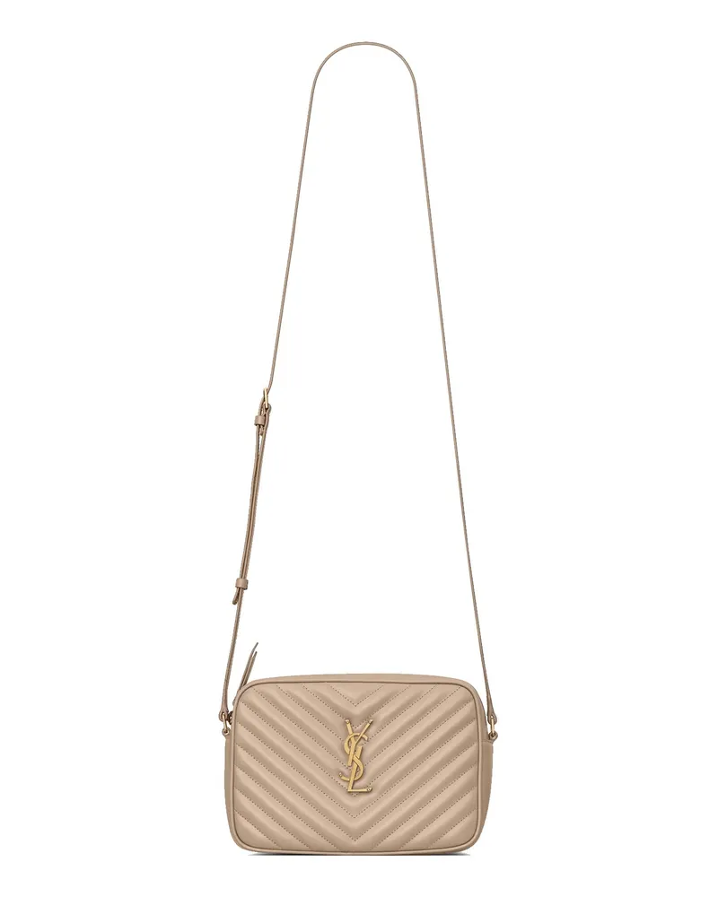 Saint Laurent Lou Kameratasche Beige