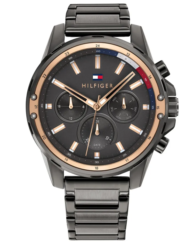 Tommy Hilfiger Mason Herrenuhr Grau 1791790 Grau