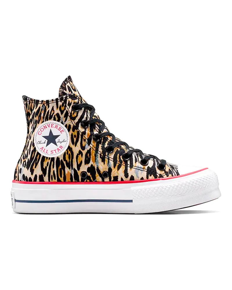 Converse DAME  CHUCK TAYLOR ALL STAR LIFT PLATTFORM LEOPARD Mehrfarbig