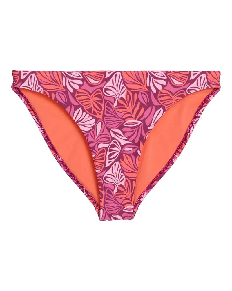 Marc O'Polo Marc O'Polo Damen Bikini-Hose Abstract LeafBikini Slip, Bikini Unterteil, Bikinihose Lila