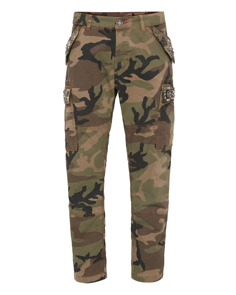 Philipp Plein Cargo Jeans Regular Fit Camouflage