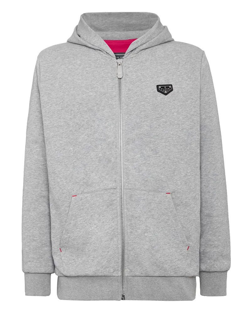 Philipp Plein Sweatjacke Mit Kapuze Iconic Plein Weiß