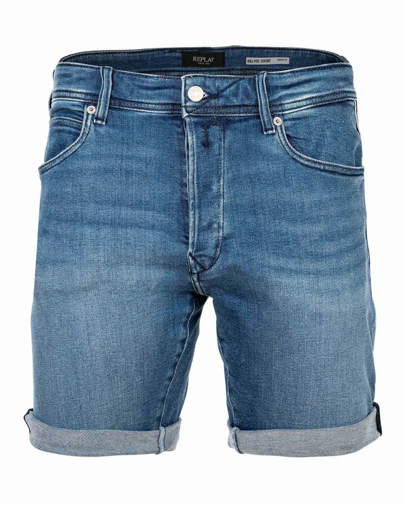 Replay RBJ.981 Tapered Shorts, Blau Blau