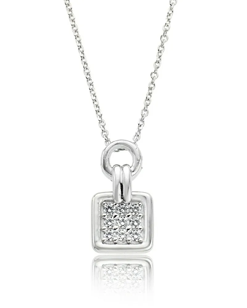 Orphelia Damen Kette aus 925er Sterlingsilber mit Anhänger - Silber ZH-4599 Silber