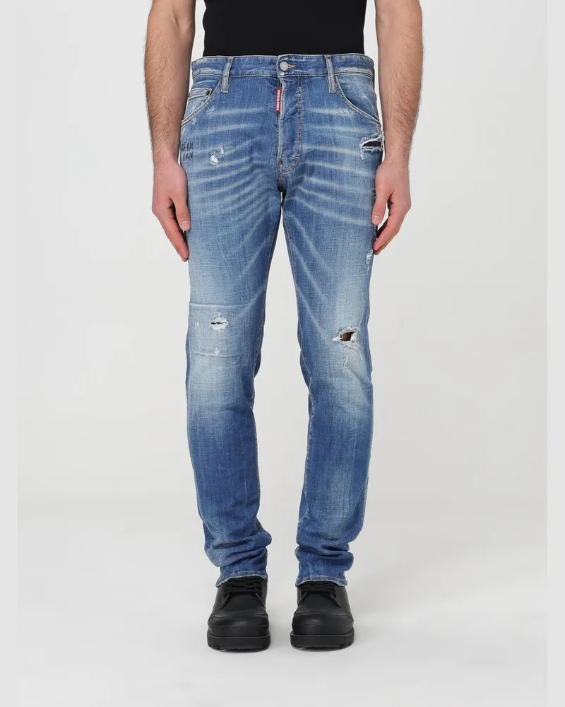 Dsquared2 Skater Cool Guy Jeans mit Used-Effekten Hellblau