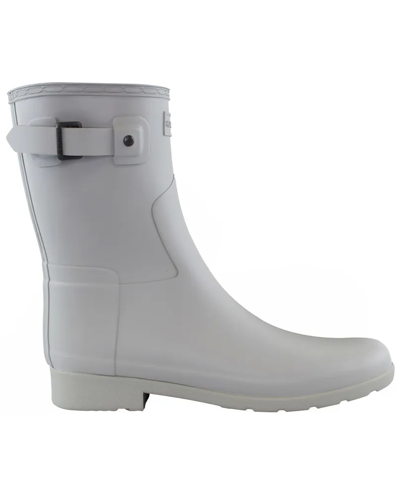 Hunter Verfeinerte Kurze Damen Gummistiefel in Grau Grau
