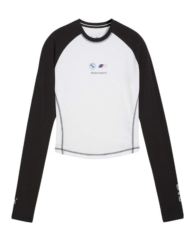 Puma Motorsport" T-Shirt für Damen, Langärmlig (Puma Weiß Weiß