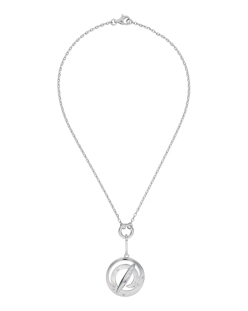 Orphelia Damen-Kette aus 925er Sterlingsilber mit Anhänger – Silber ZH-4494 Silber