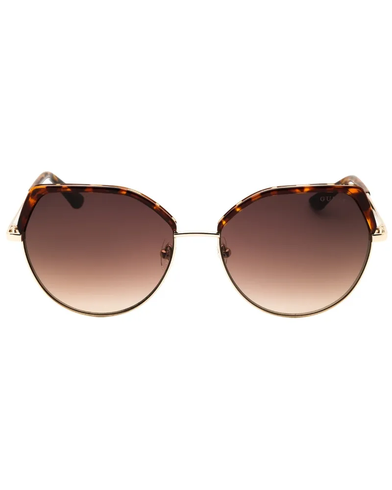 Guess Sonnenbrille In Dunkelbraun (havanna Gold