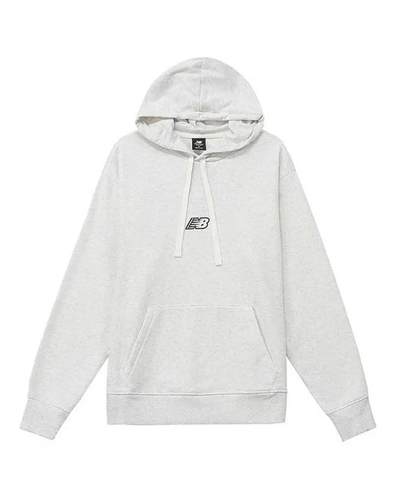 New Balance Neues Gleichgewicht NB Essentials Herren Heather Grey Hoodie Grau