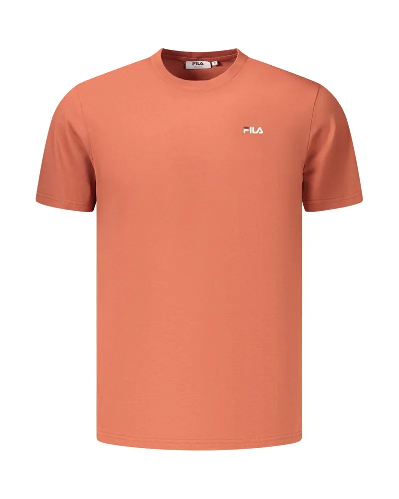 Fila Rosso Baumwolle Herren T-Shirt Rot
