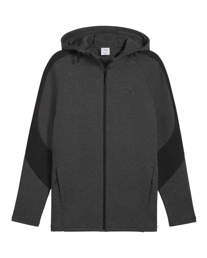 Puma Evostripe" Hoodie mit durchgehendem Reißverschluss für Herren (Dunkelgrau Dunkelgrau