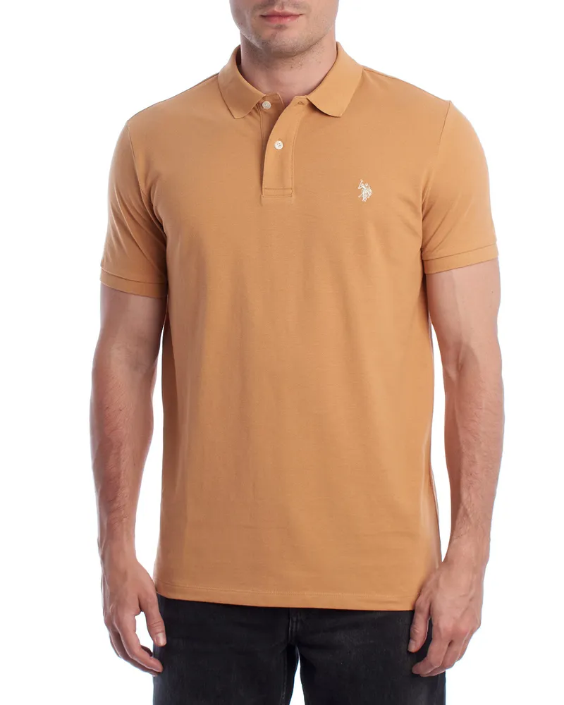 U.S. Polo Assn.  Kurzarm-Poloshirt für Herren US41197052 Braun