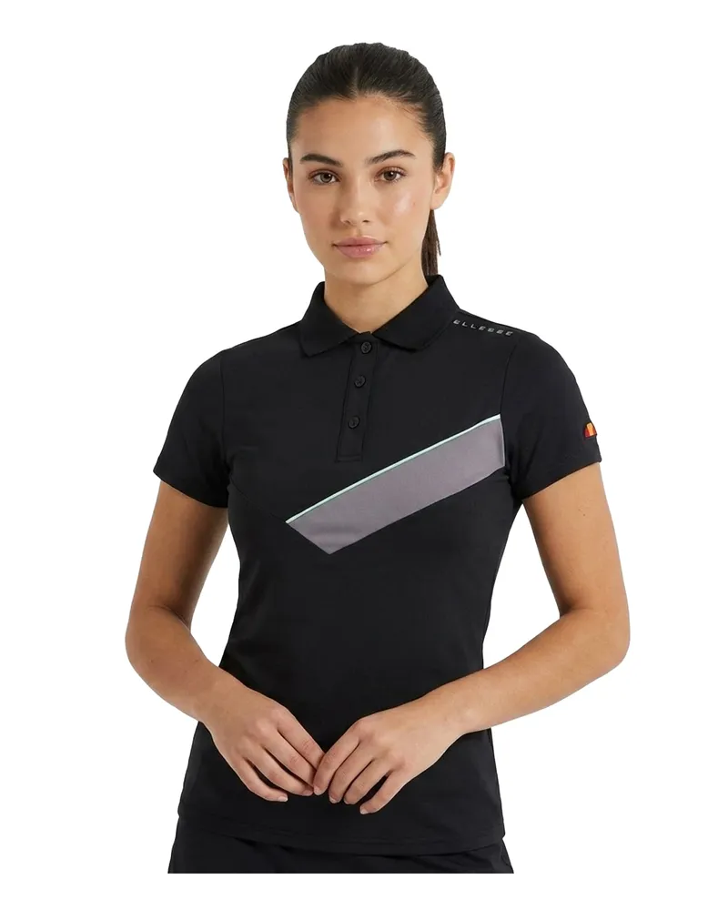 Ellesse Lotali" Poloshirt für Damen (Schwarz Schwarz