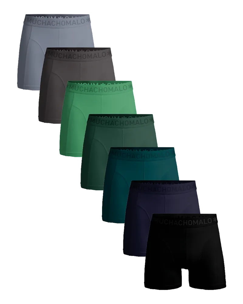 Muchachomalo Herren Boxer Shorts - 7er Pack - Herren Unterwäsche Mehrfarbig