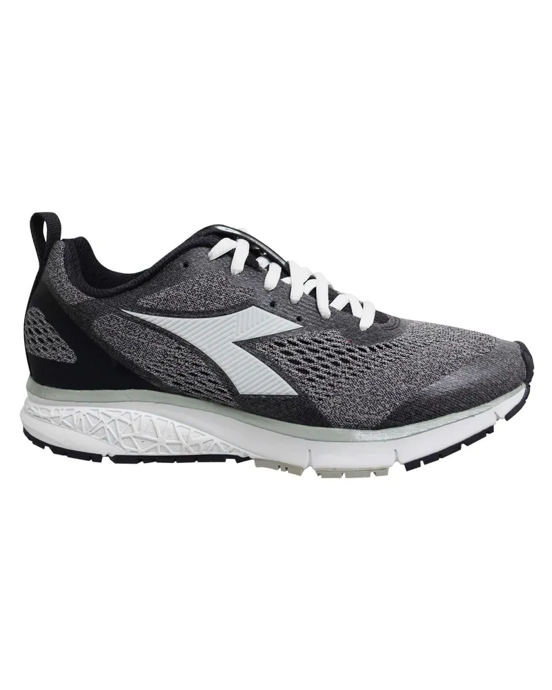 Diadora Kuruka 2 Womens Grey Running Trainer Schwarz