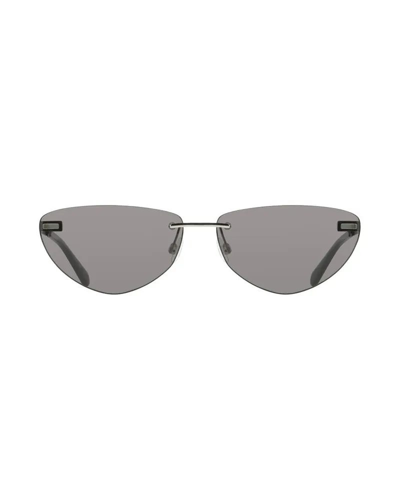 Calvin Klein CKJ731S Damen-Sonnenbrille im Cat-Eye-Design - Grau Grau