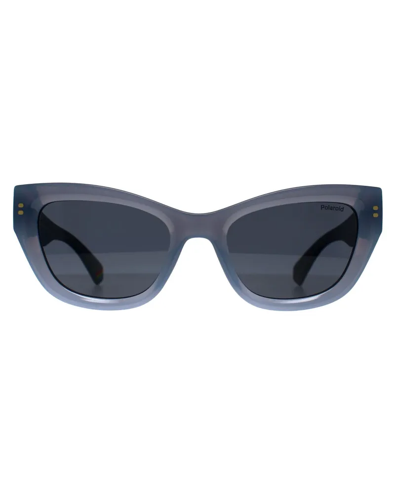Polaroid Cat-Eye-Sonnenbrille PLD 6237/S/X, polarisiert - Blau Blau