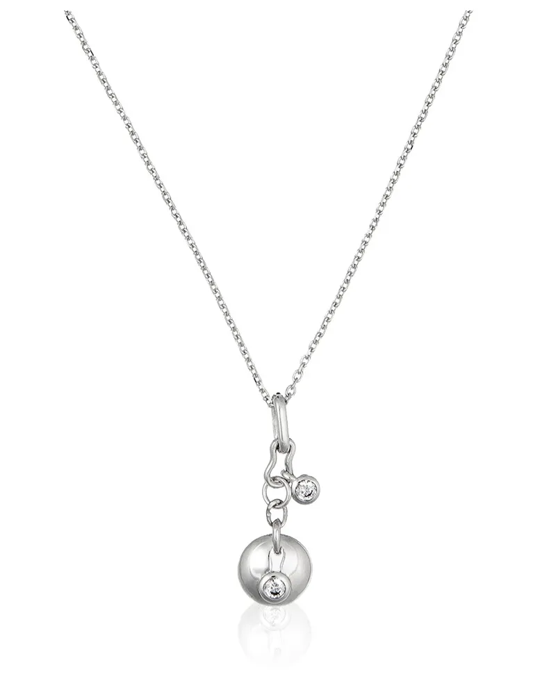 Orphelia Damen-Kette aus 925er Sterlingsilber mit Anhänger – Silber ZH-4759 Silber