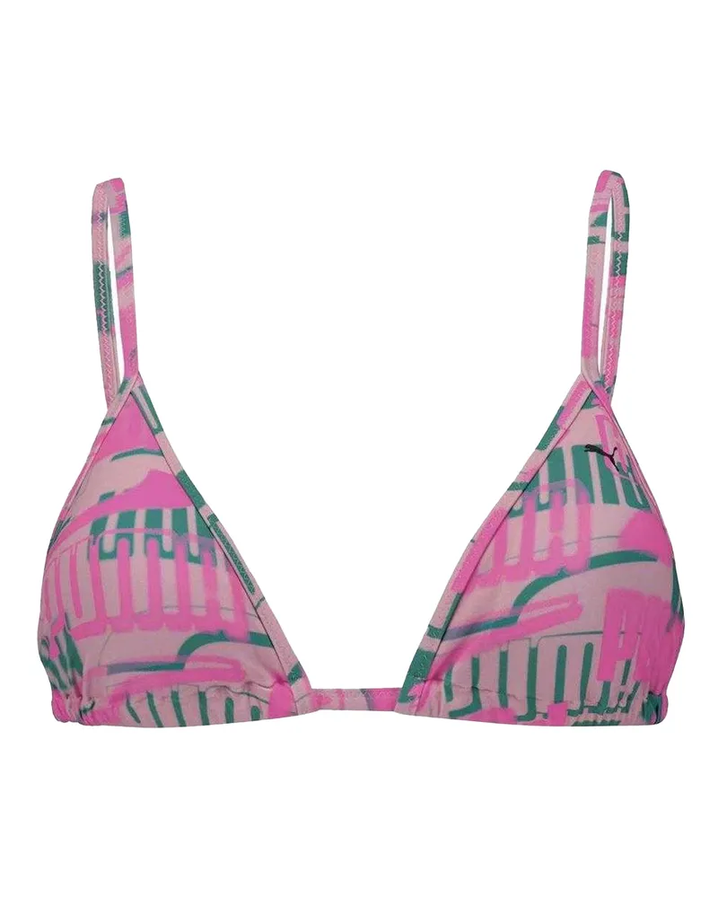 Puma Bikini für Damen, dreieckige Körbchen (Pink Rosa