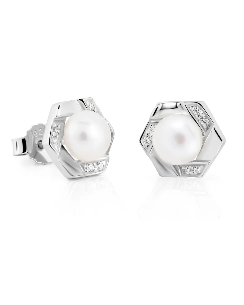 Orphelia Aliva' Damen 925er Sterling Silber Ohrstecker - Silber ZO-7469 Silber