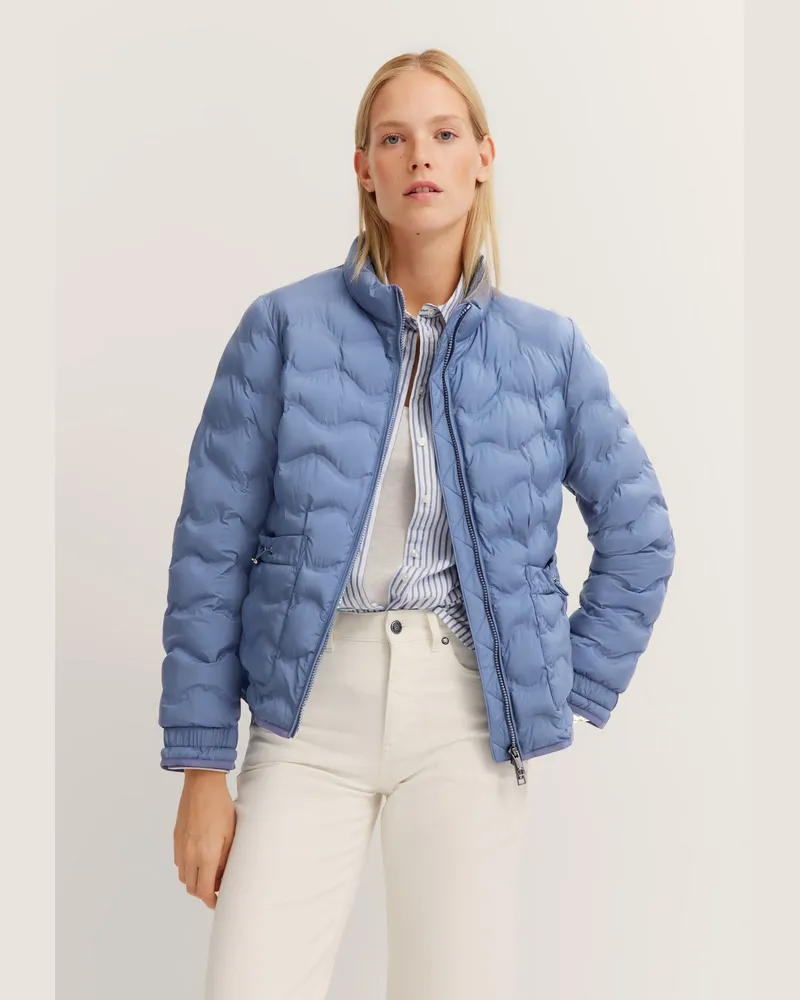 Bugatti Damen Blouson mit Stehkragen Blau