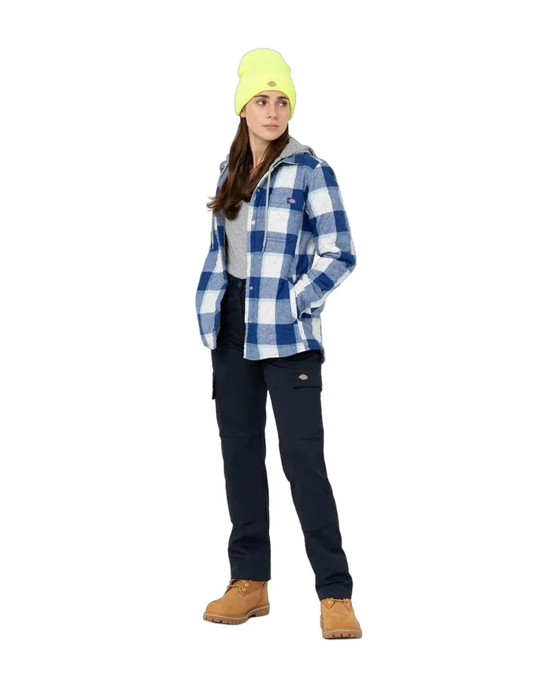 Dickies Hemdjacke für Damen (Meeresblau Marineblau