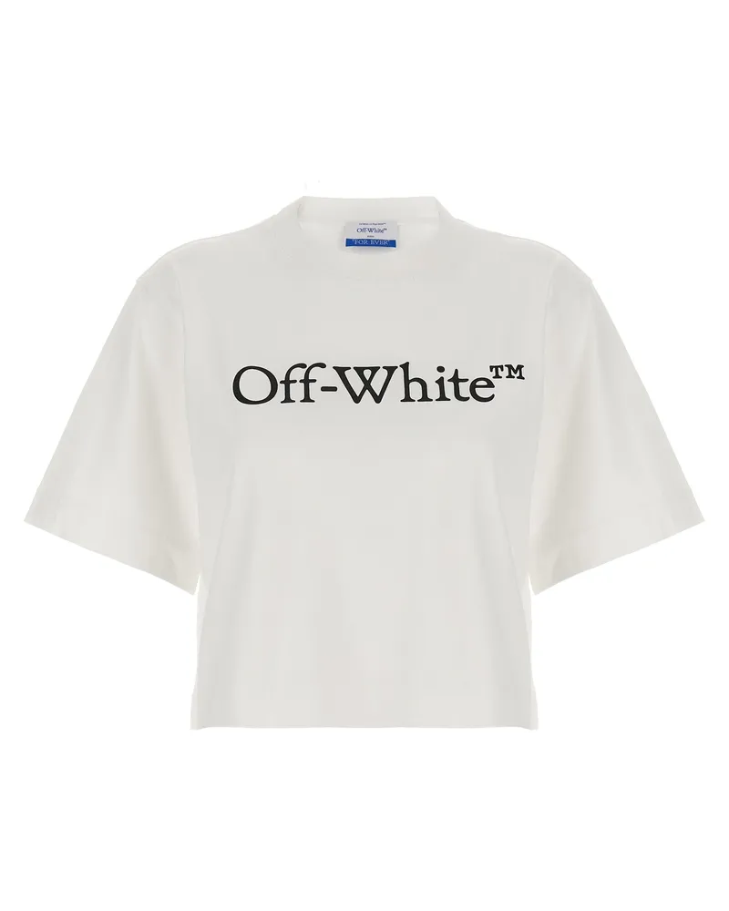OFF-WHITE Weißes Baumwoll-T-Shirt Weiß