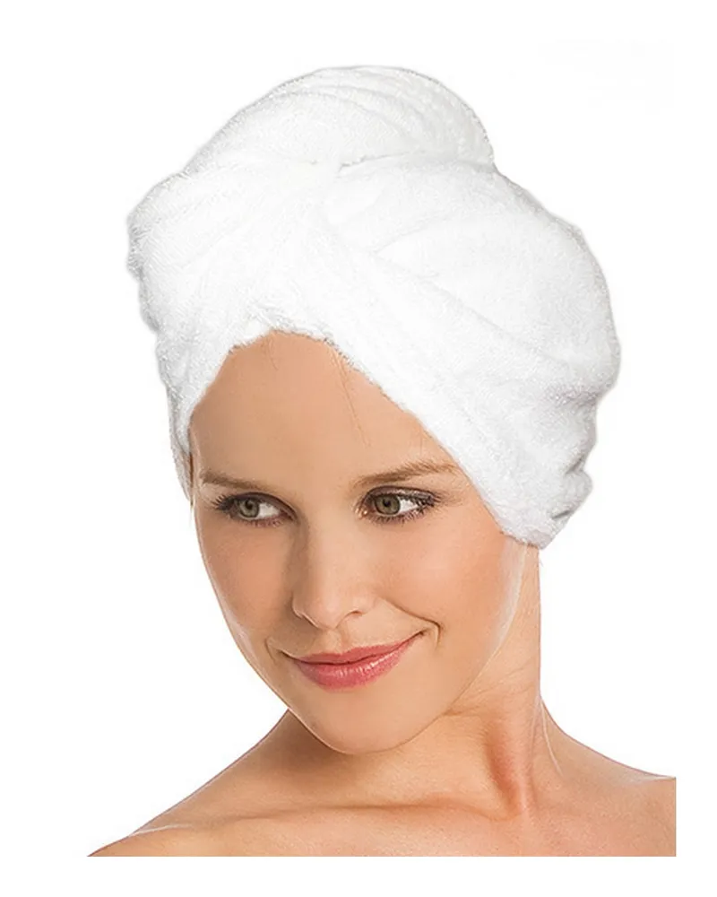 Vossen Turban, Frottee (Weiß Weiß