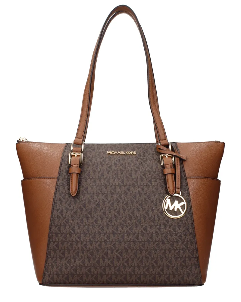 Michael Kors braune Leder-Umhängetasche Braun