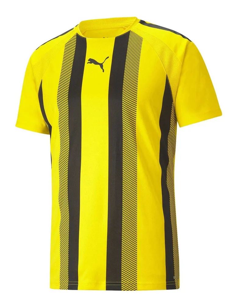 Puma Team Liga" T-Shirt für Herren (Gelb/Schwarz Gelb