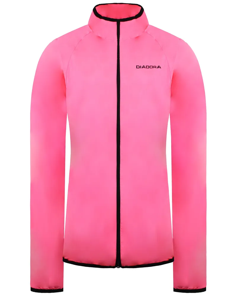 Diadora Logo Damen Pink Windstopper Jacke Rosa