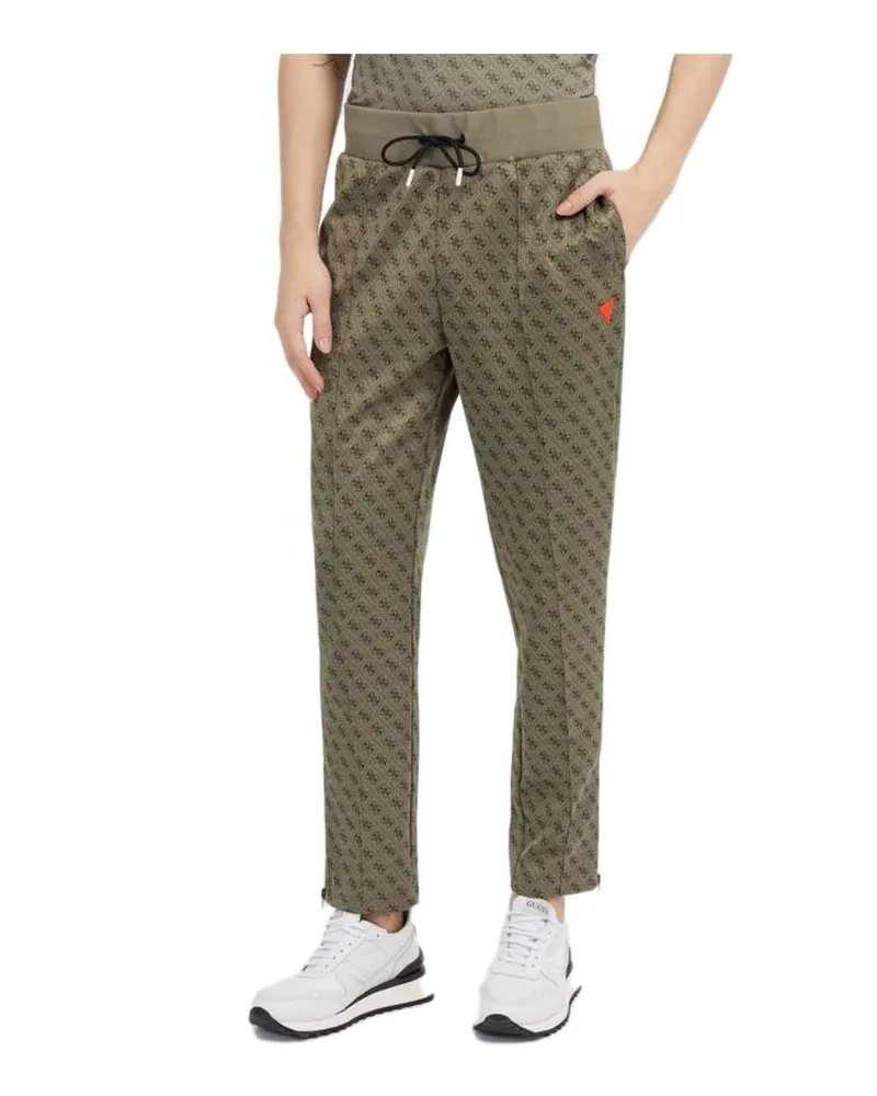 Guess Korbin Herren-Jogginganzug Dunkelgrün