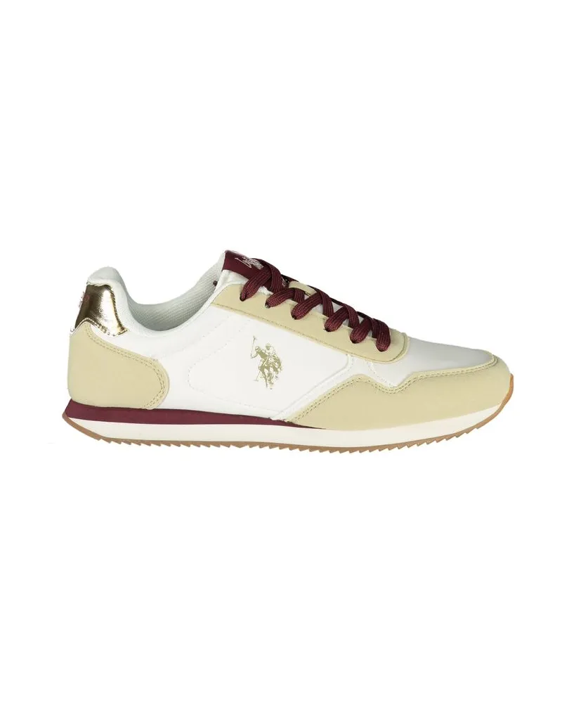 U.S. Polo Assn.  Weiße Polyurethan Damen Sneaker Weiß