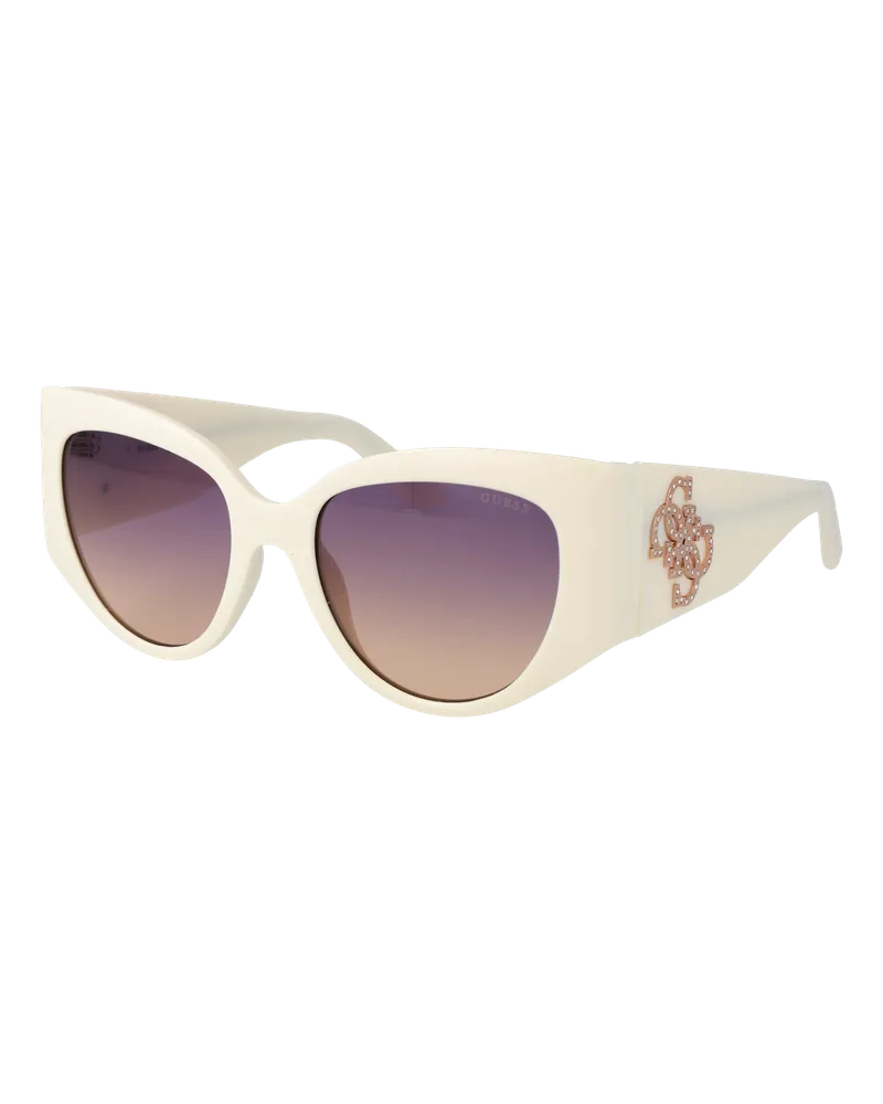 Guess Sonnenbrille GU00202 21Z 54 Weiß