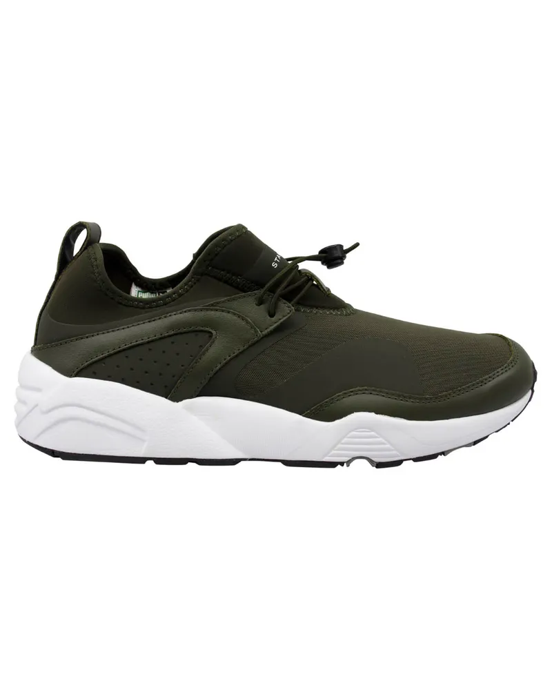 Puma Blaze des Glory Nu X Stampd Green Slip auf Toggle Mens Trainer 361493 01 Grün