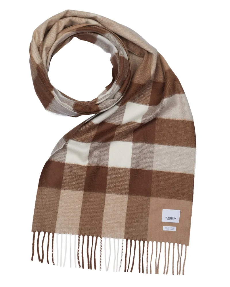 Burberry Kaschmir Schal HAMEGA camel Braun