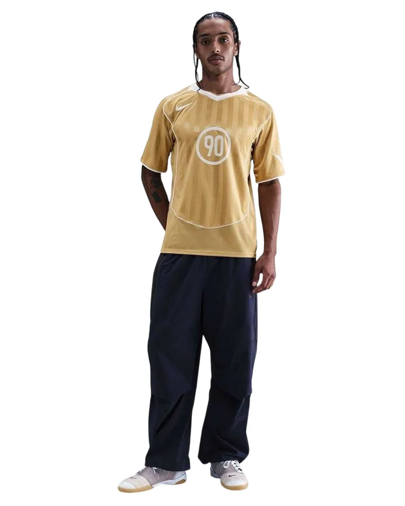Nike T90 Energy" Trikot für Herren, V-Ausschnitt, kurzärmlig (Gold Gold