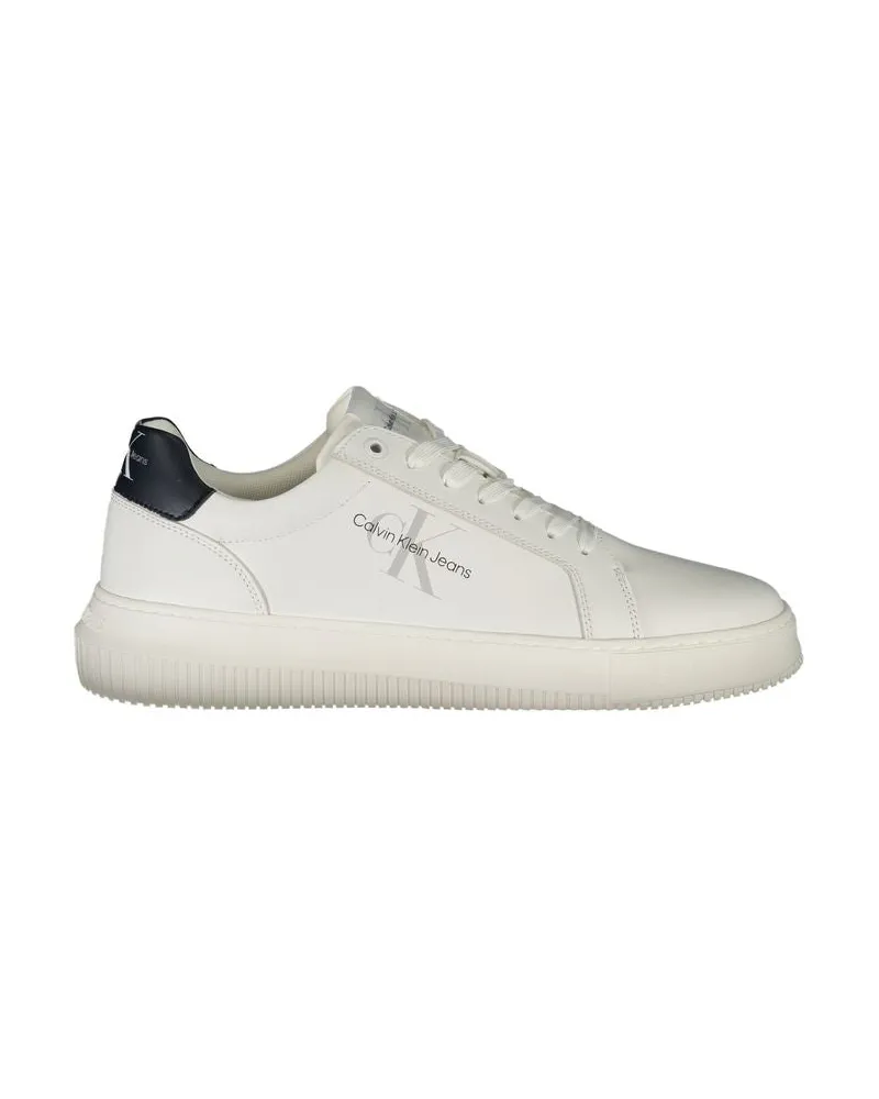 Calvin Klein Bianco Sneaker aus Leder für Herren - Weiß Weiß