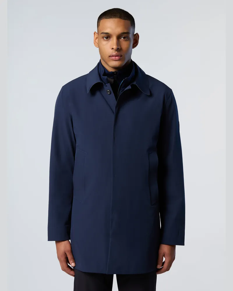 North Sails Trenchcoat Back Bay Blau