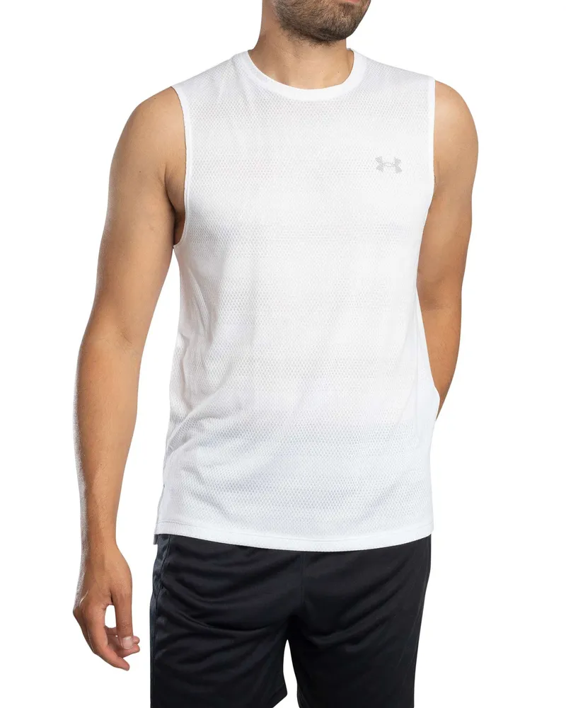 Under Armour Velociti Tanktop, Weiß Weiß