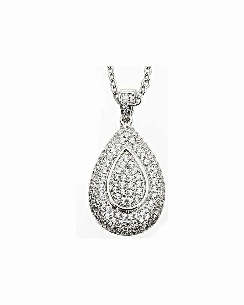 Orphelia Damen-Kette aus 925er Sterlingsilber mit Anhänger – Silber ZH-4436 Silber