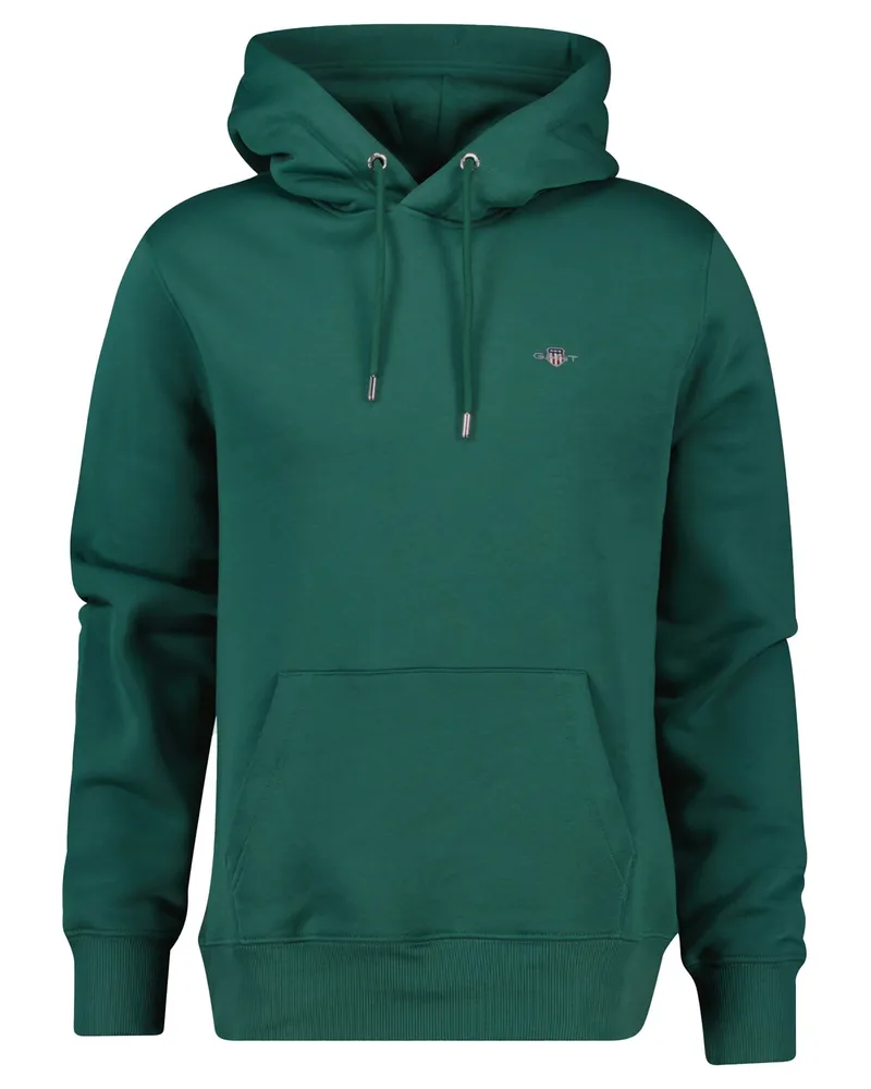 Gant Regular Shield Hoodie Sweatshirt - Grün Grün