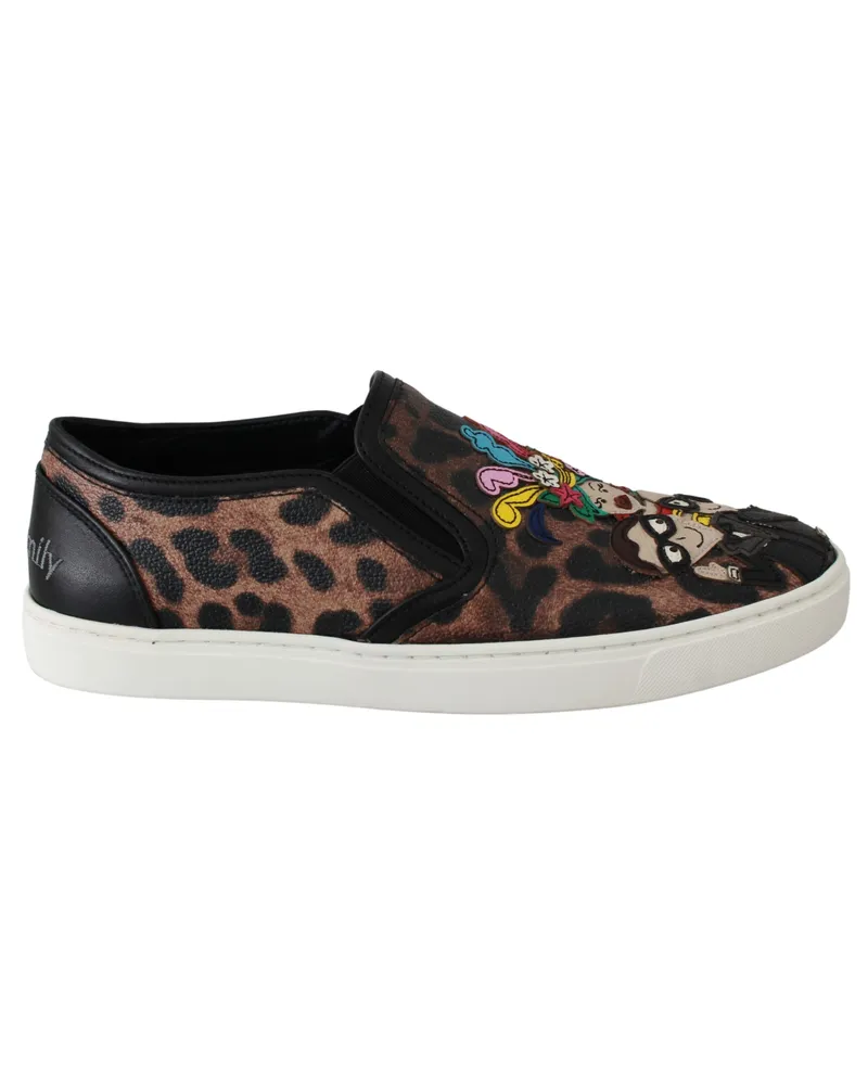 Dolce & Gabbana Mocassins  en cuir léopard #dgfamily pour femme Mehrfarbig