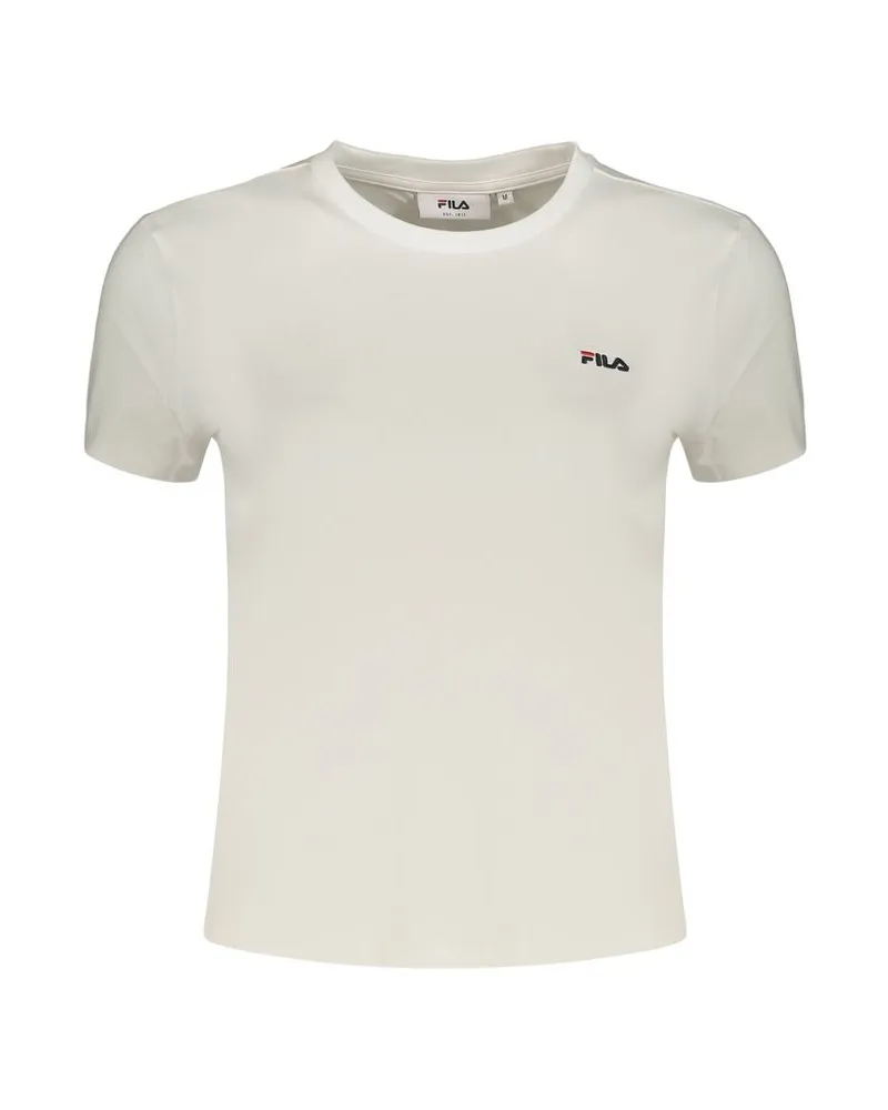 Fila Bianco Baumwoll Damen T-Shirt Weiß