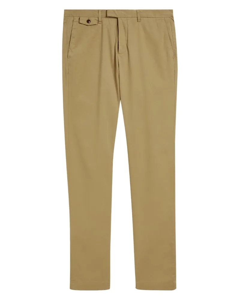 Ted Baker Genay Slim Fit Smart Tan Hose Khaki