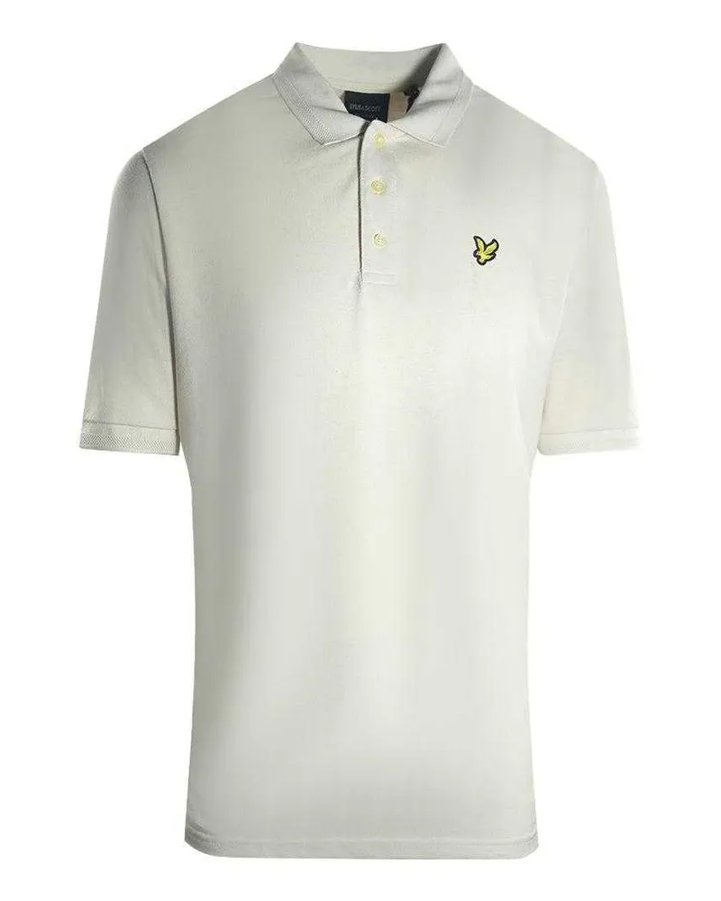 Lyle & Scott Poloshirt für Herren, Strukturiert (Hell Nebelblau Hellgrau